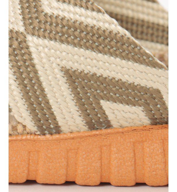 Lbc with Life「幾何学ベルトジュートサンダル」|ルームシューズ|