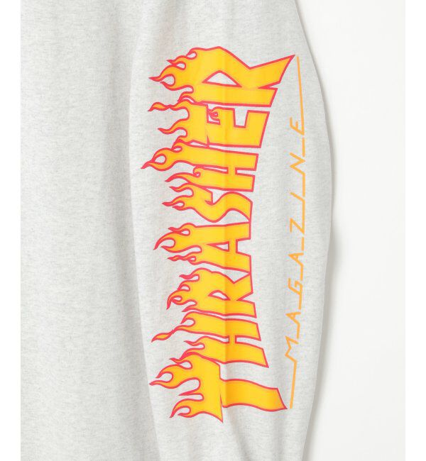 VENCE share style「THRASHER スラッシャー 袖プリントロンT」|Tシャツ・カットソー|