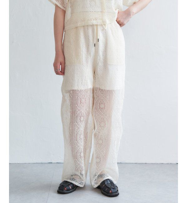 VENCE share style「レースイージーパンツ」|その他|