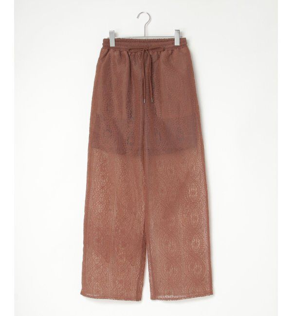 VENCE share style「レースイージーパンツ」|その他|