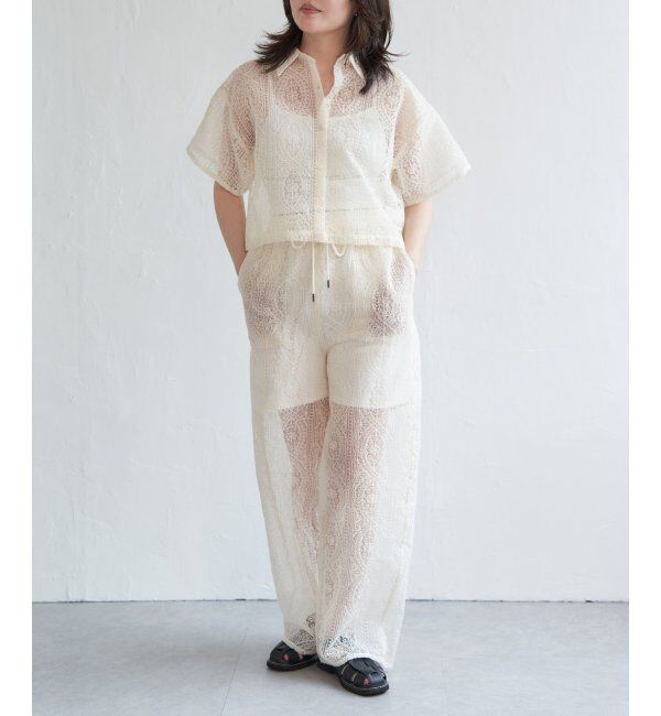 VENCE share style「レースイージーパンツ」|その他|