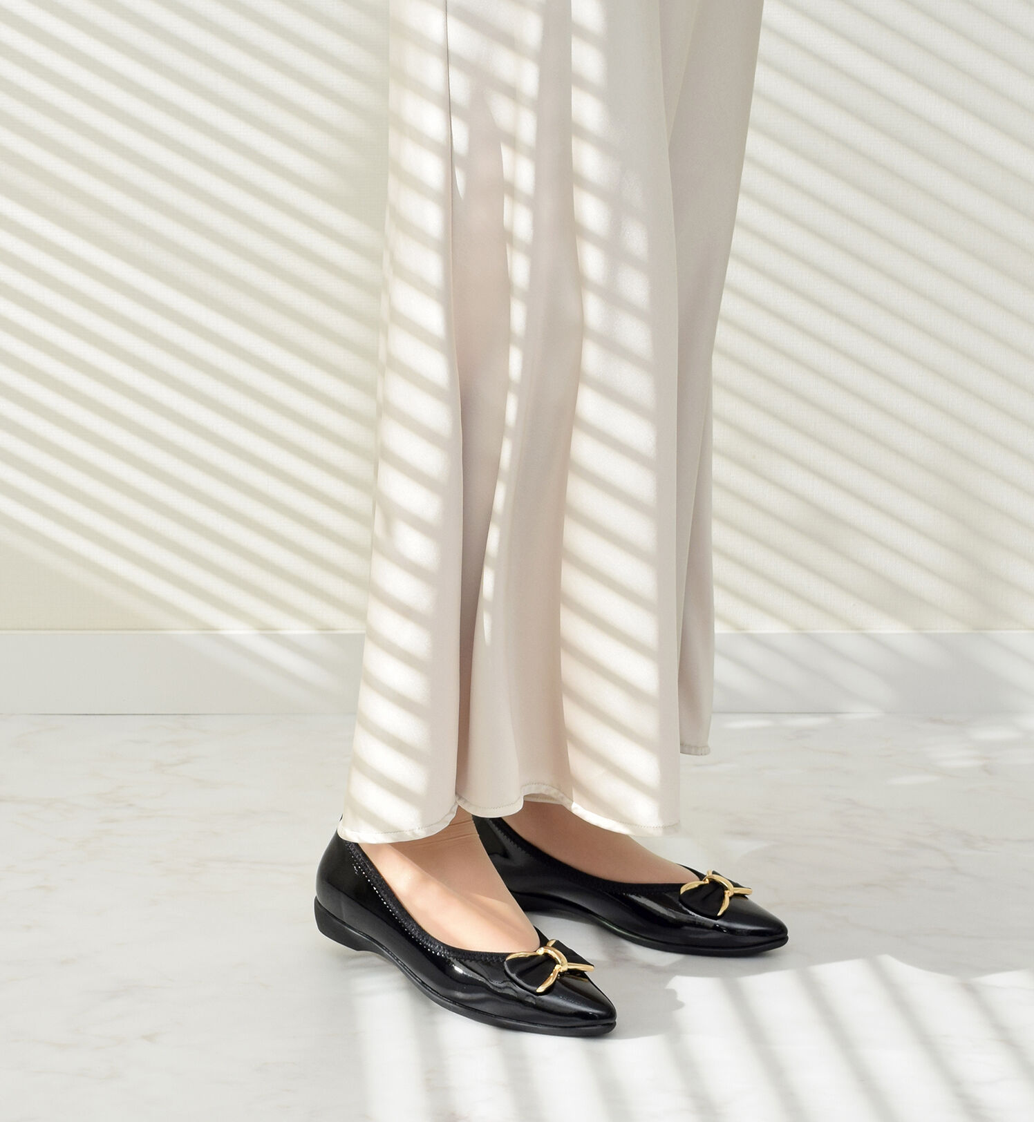 Bridget Birkin「【Bridget Birkin Walk】リボンモチーフウォーキングパンプス」|パンプス|