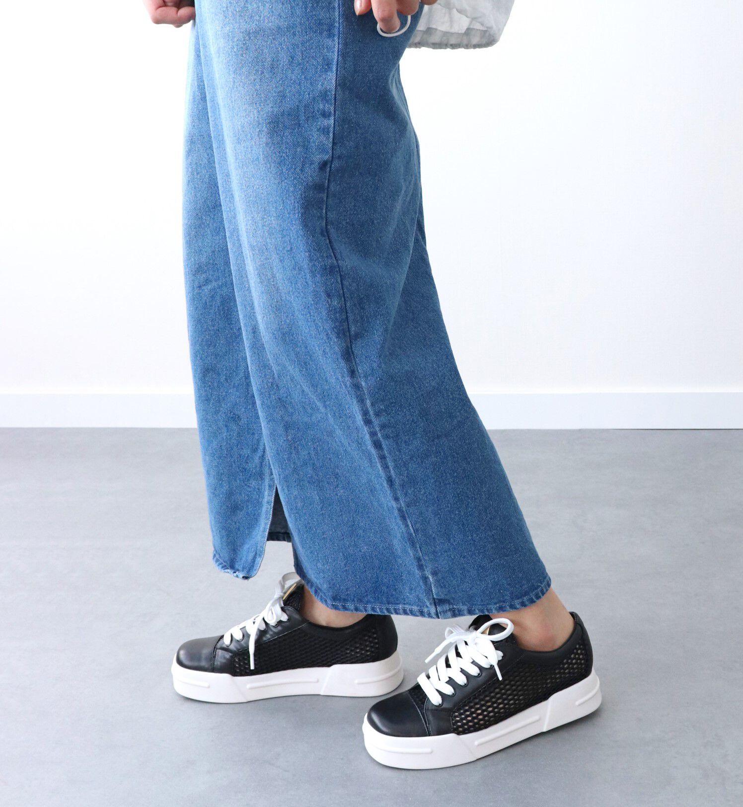 IMPORT SELECT「【CARRANO】メッシュレースアップスニーカー」|スニーカー|