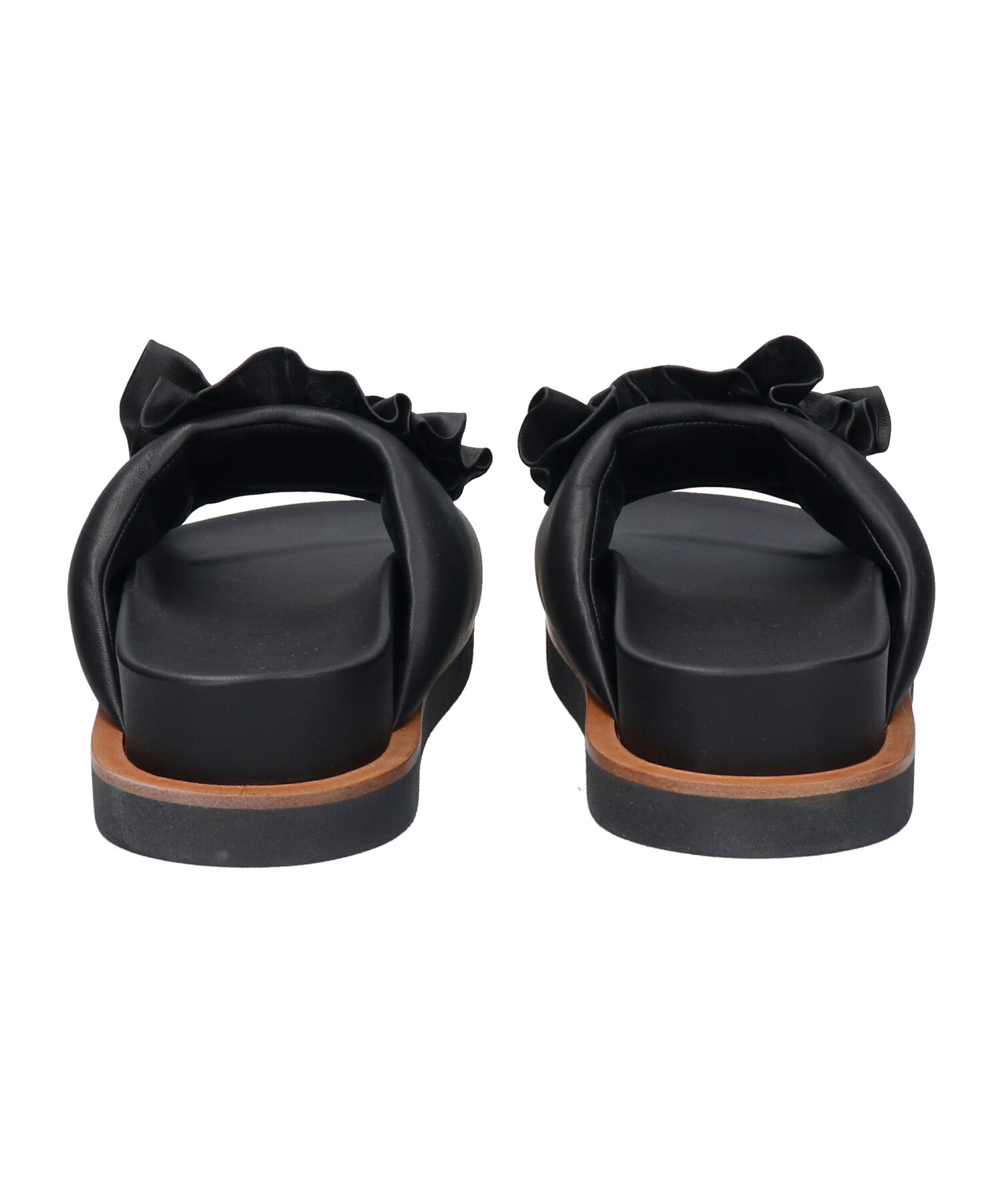 IMPORT SELECT「【EMILE】ビッグコサージュフットベッドサンダル(E52107)」|サンダル|