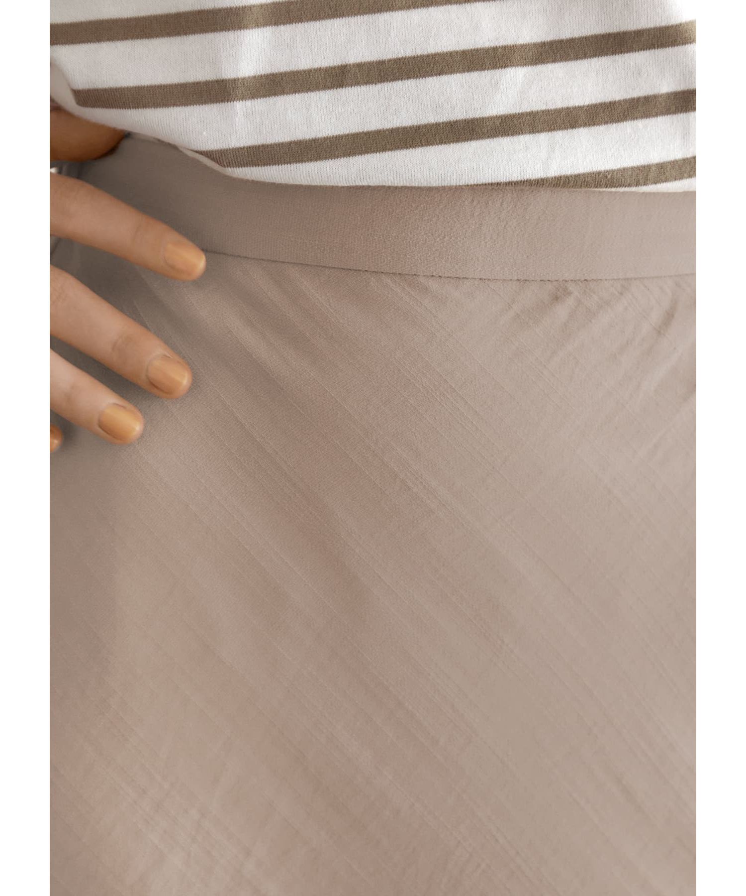 STYLE DELI「シボ感しなやかナローAラインスカート」|スカート|