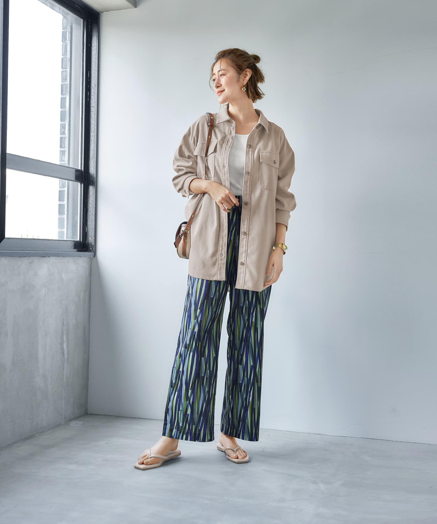 STYLE DELI「凹凸生地のシャツジャケット」|その他|