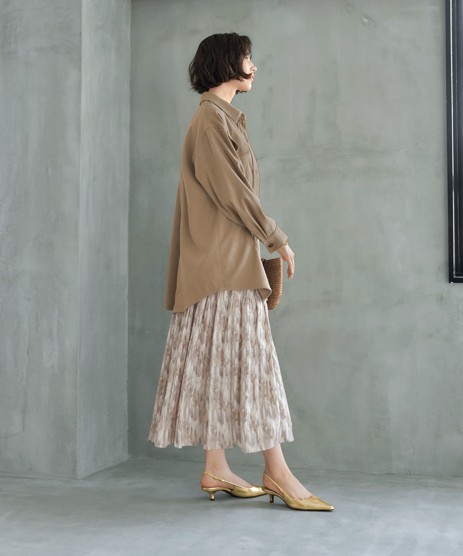 STYLE DELI「凹凸生地のシャツジャケット」|その他|