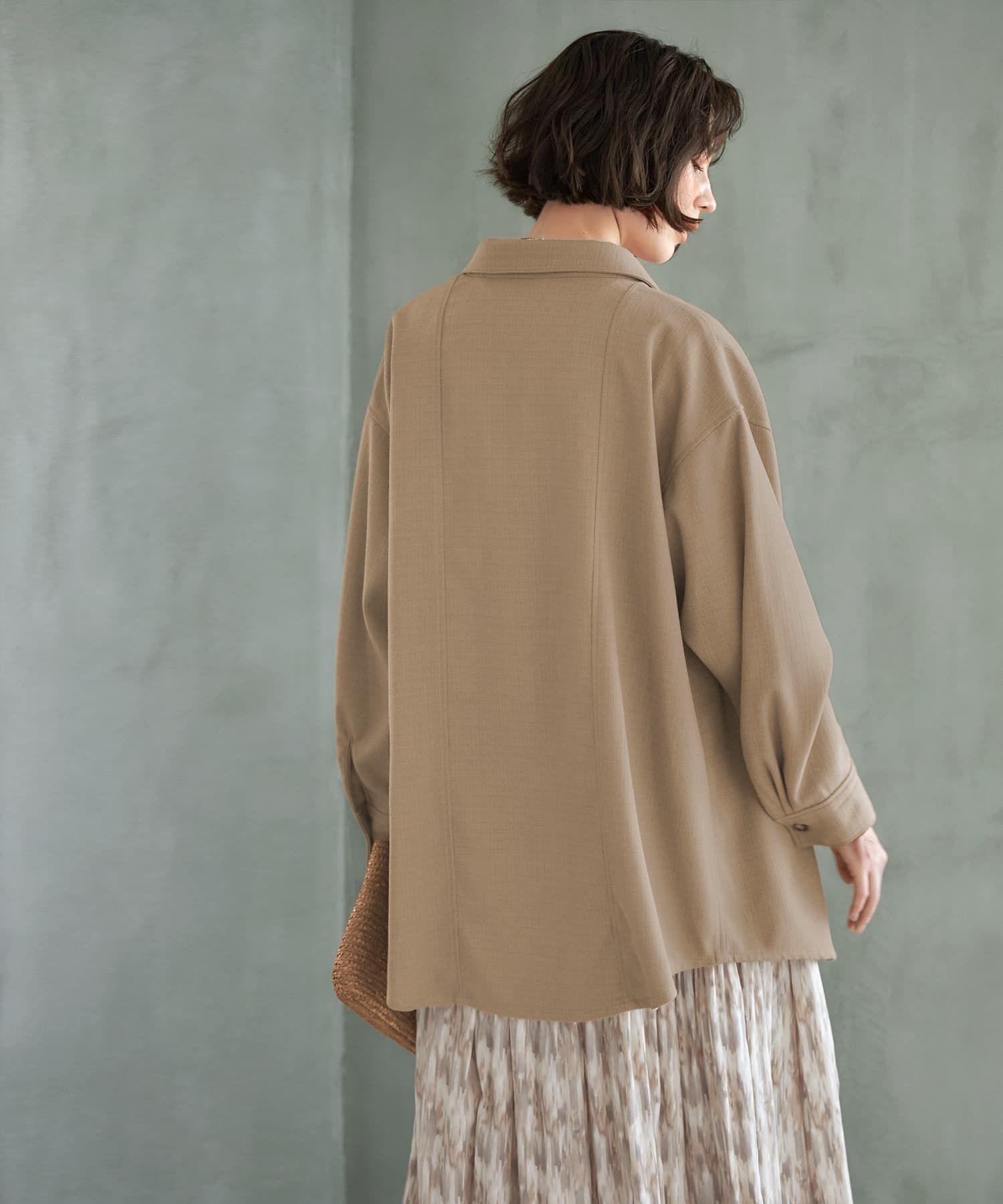 STYLE DELI「凹凸生地のシャツジャケット」|その他|