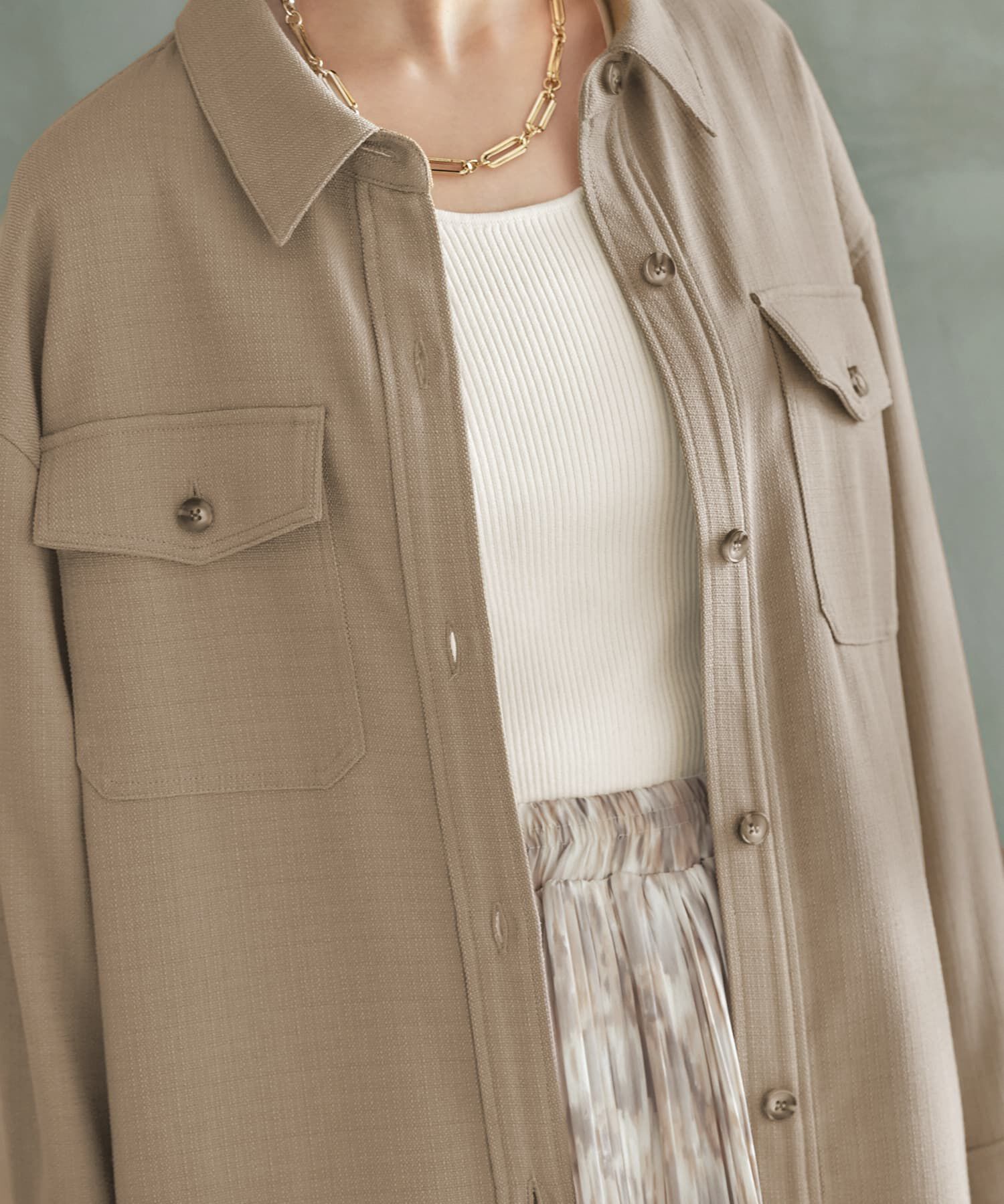 STYLE DELI「凹凸生地のシャツジャケット」|その他|