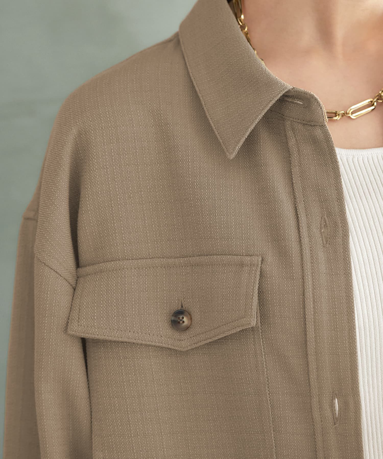 STYLE DELI「凹凸生地のシャツジャケット」|その他|