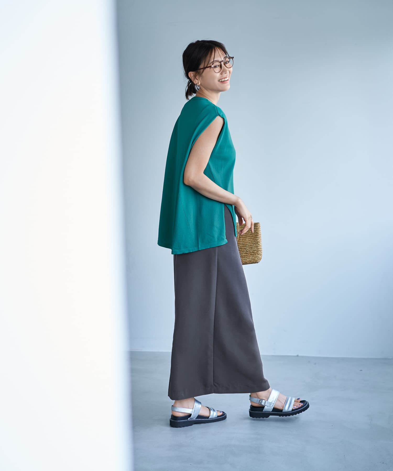 STYLE DELI「伸縮するマキシ丈ナロースカート」|スカート|