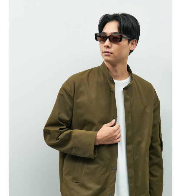  「【WEB限定】スクエア型 サングラス｜Y2K│紫外線対策│Zoff 横長 韓国ファッション」|サングラス|黒3