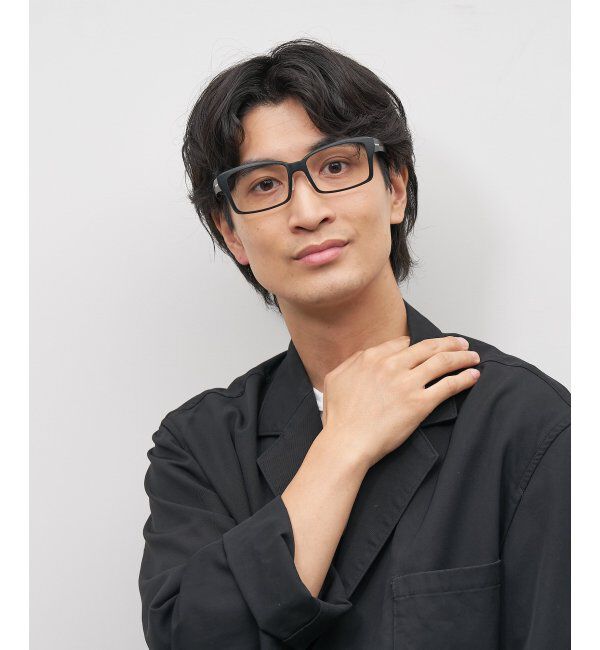  「ウェリントン型メガネ｜ビジネス｜Zoff｜SMART REGULAR CALRO レンズ交換券付」|メガネ|