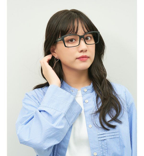  「ウェリントン型メガネ｜ビジネス｜Zoff｜SMART REGULAR CALRO レンズ交換券付」|メガネ|