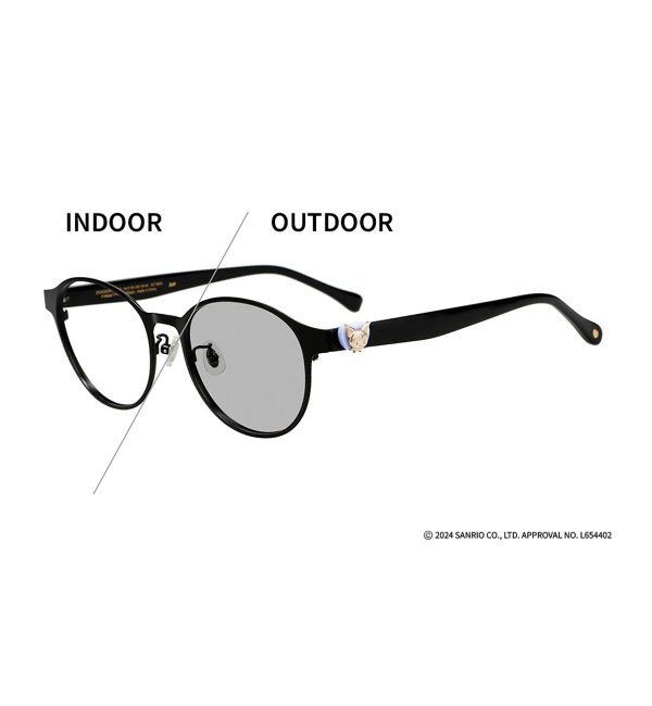  「Zoff｜Sanrio Characters クロミモデル (調光レンズ搭載)(WEB限定)」|サングラス|