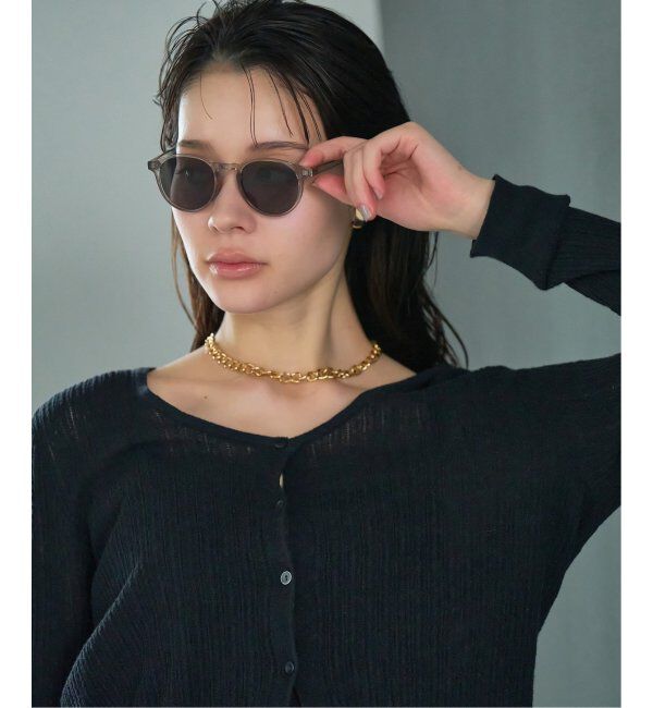  「【WEB限定】ボストン型 サングラス | カラーレンズ 軽量 トレンド 紫外線対策 UVカット ユニセックス」|サングラス|