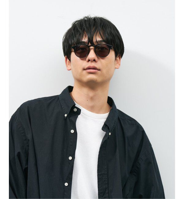  「【WEB限定】ボストン型 サングラス | カラーレンズ 軽量 トレンド 紫外線対策 UVカット ユニセックス」|サングラス|