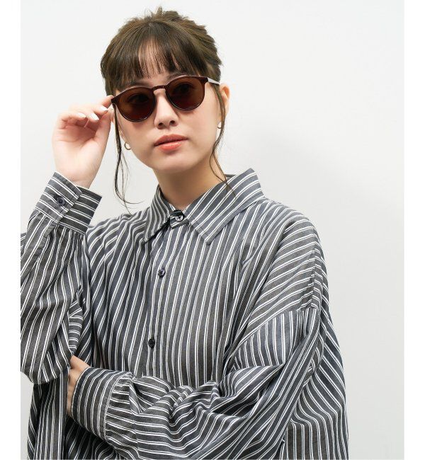  「【WEB限定】ボストン型 サングラス | カラーレンズ 軽量 トレンド 紫外線対策 UVカット ユニセックス」|サングラス|