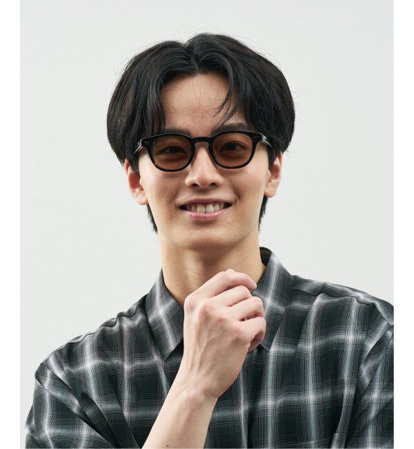  「【WEB限定】Zoff｜STUDIO SEVEN｜ウェリントン型 調光サングラス 紫外線で色が変わる 紫外線防止 UVカット」|サングラス|