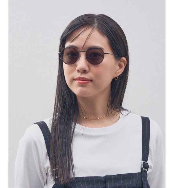  「Zoff｜JOURNAL STANDARD relume ボストン型 サングラス 紫外線防止 UVカット｜ジャーナルスタンダード」|サングラス|ブラック系その他