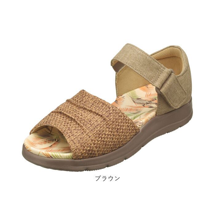 BACKYARD FAMILY「パンジー サンダル 通販 レディース pansy 靴 1420 楽ちんシューズ pansy」|サンダル|