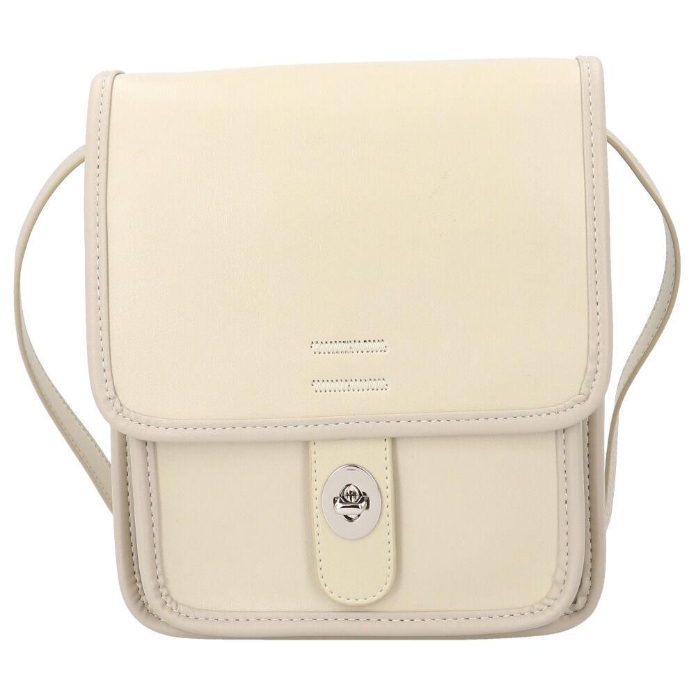 BACKYARD FAMILY「Rename リネーム フロントバックル ショルダーバッグ 通販 ショルダーバック ミニショルダー」|ショルダー・メッセンジャー|ホワイト1