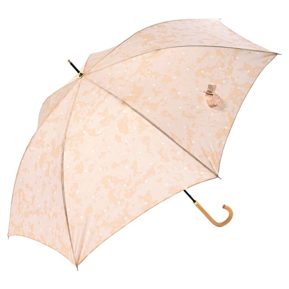 BACKYARD FAMILY「ニフティカラーズ 長傘 通販 nifty colors 傘 レディース ジャンプ 大きめ 60cm」|傘|ベージュ2