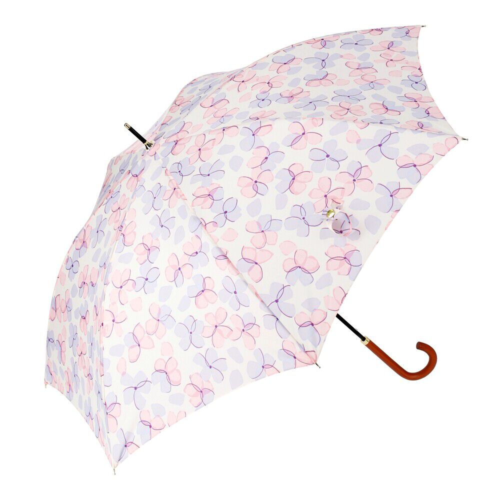 BACKYARD FAMILY「ニフティカラーズ 長傘 通販 nifty colors 傘 レディース ジャンプ 大きめ 60cm」|傘|ピンク1