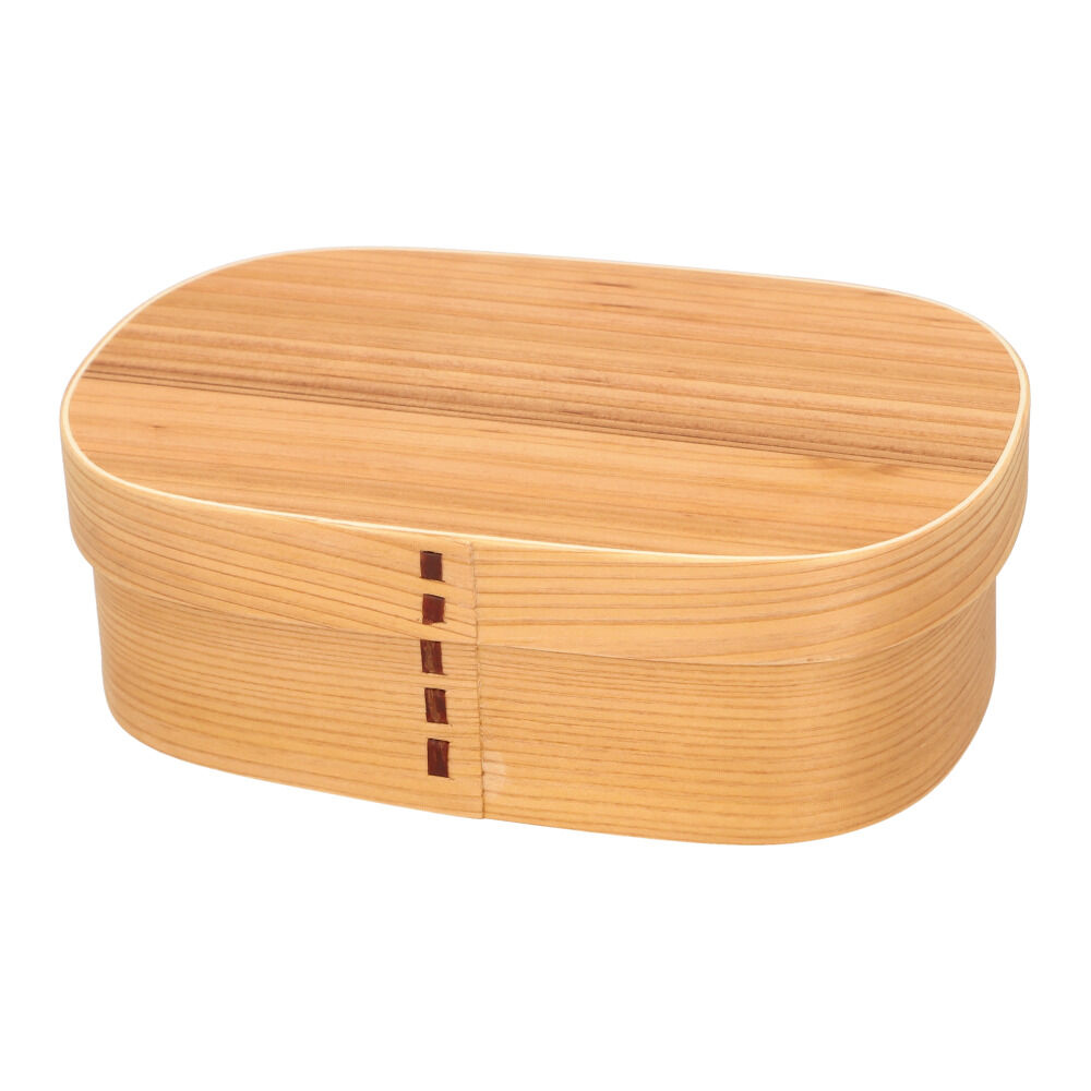 BACKYARD FAMILY「わっぱ 弁当箱 通販 胴張型 1段 一段 750ml わっぱ弁当 まげわっぱ 曲げわっぱ 白木」|食器・キッチングッズ|ブラウン1