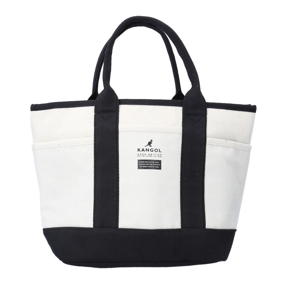 BACKYARD FAMILY「KANGOL カンゴール 2WAY バッグ 250-2191 通販 サブバッグ マルチバッグ」|トートバッグ|ホワイト1