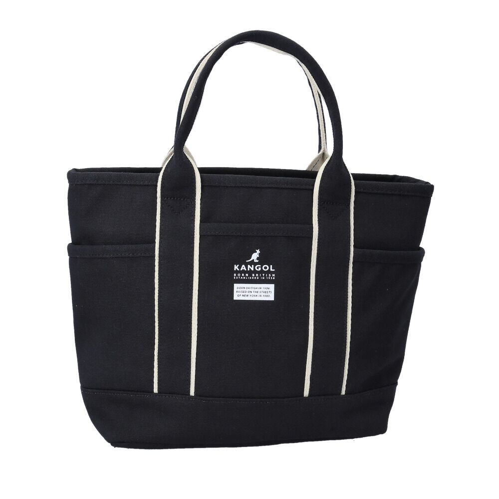 BACKYARD FAMILY「KANGOL カンゴール 2WAY バッグ 250-2191 通販 サブバッグ マルチバッグ」|トートバッグ|ブラック1