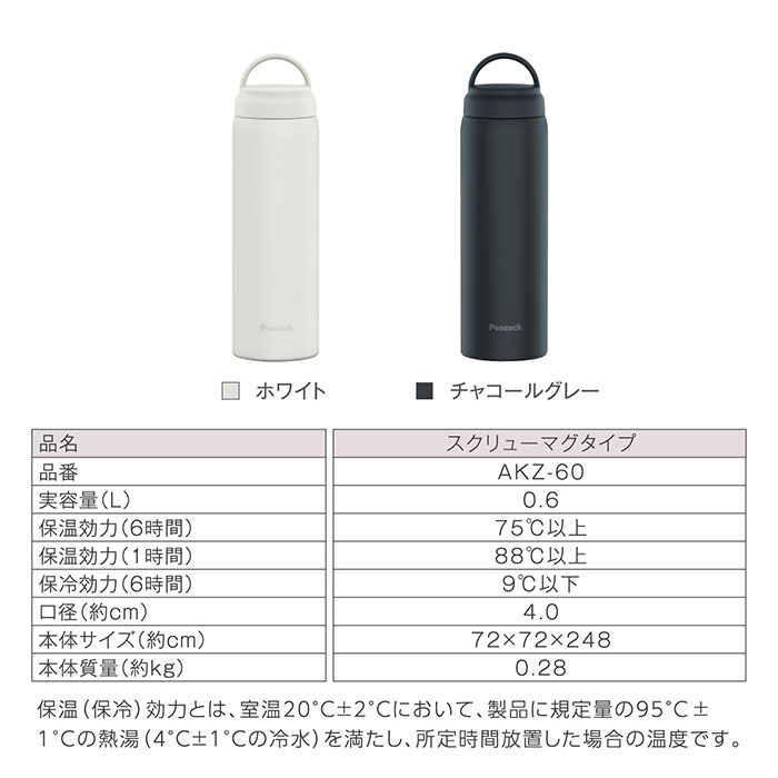 BACKYARD FAMILY「水筒 保冷 保温 通販 スクリュー マグボトル 600ml 0.6L 直飲み ステンレスボトル」|食器・キッチングッズ|