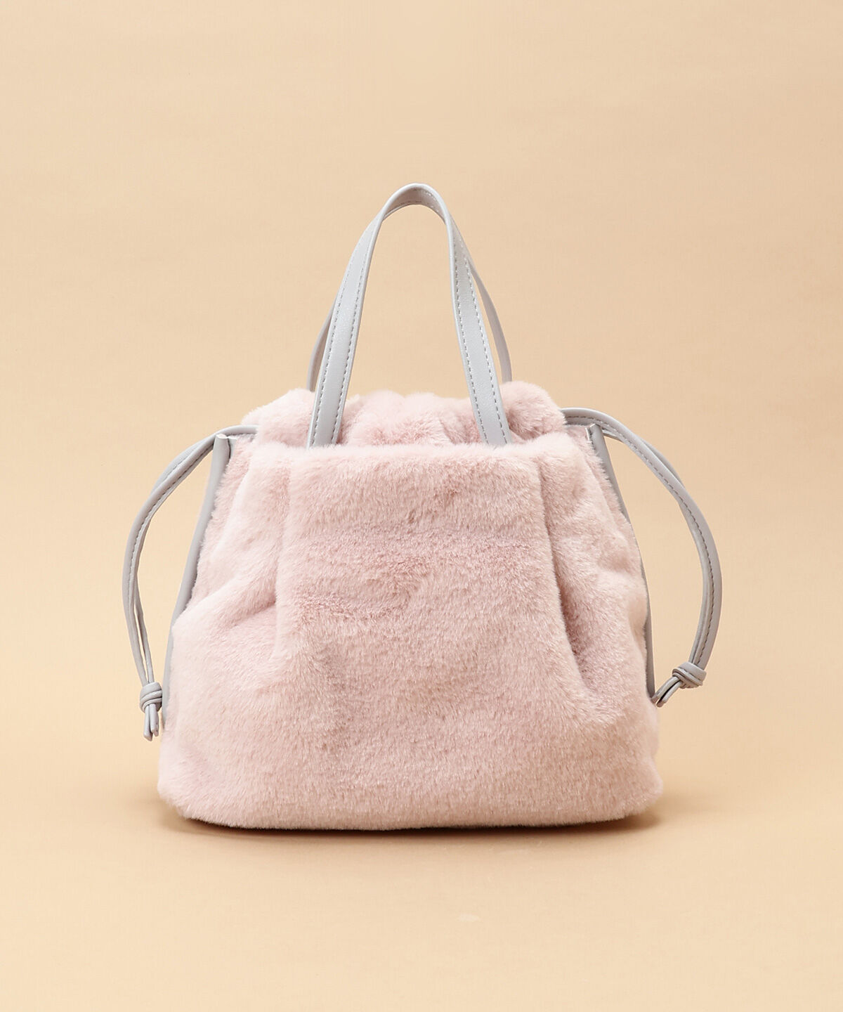 Samantha Thavasa「ファー巾着バッグ」|ハンドバッグ|