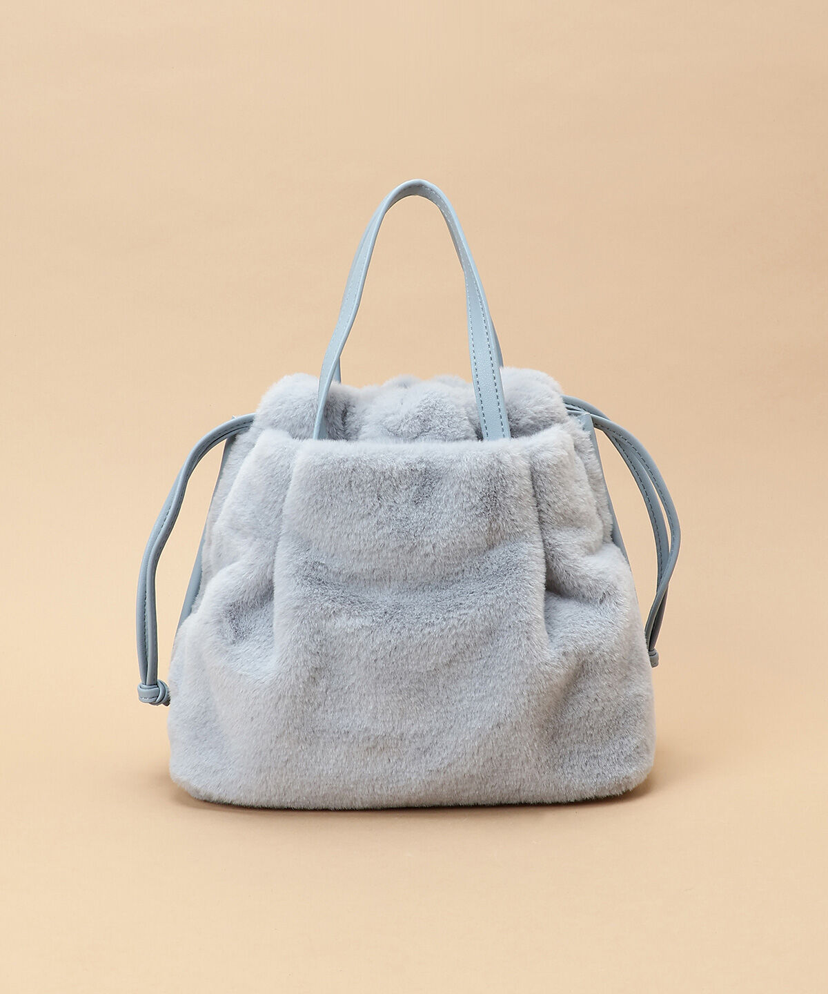 Samantha Thavasa「ファー巾着バッグ」|ハンドバッグ|