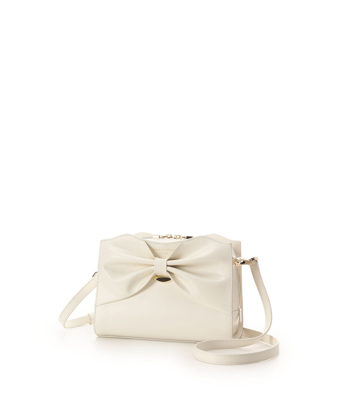 Samantha Thavasa「ドレープリボンレザーショルダーバッグ」|ショルダー・メッセンジャー|