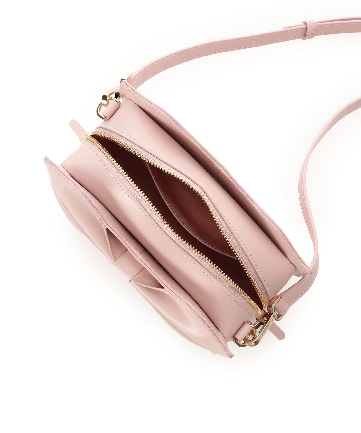 Samantha Thavasa「ドレープリボンレザーショルダーバッグ」|ショルダー・メッセンジャー|