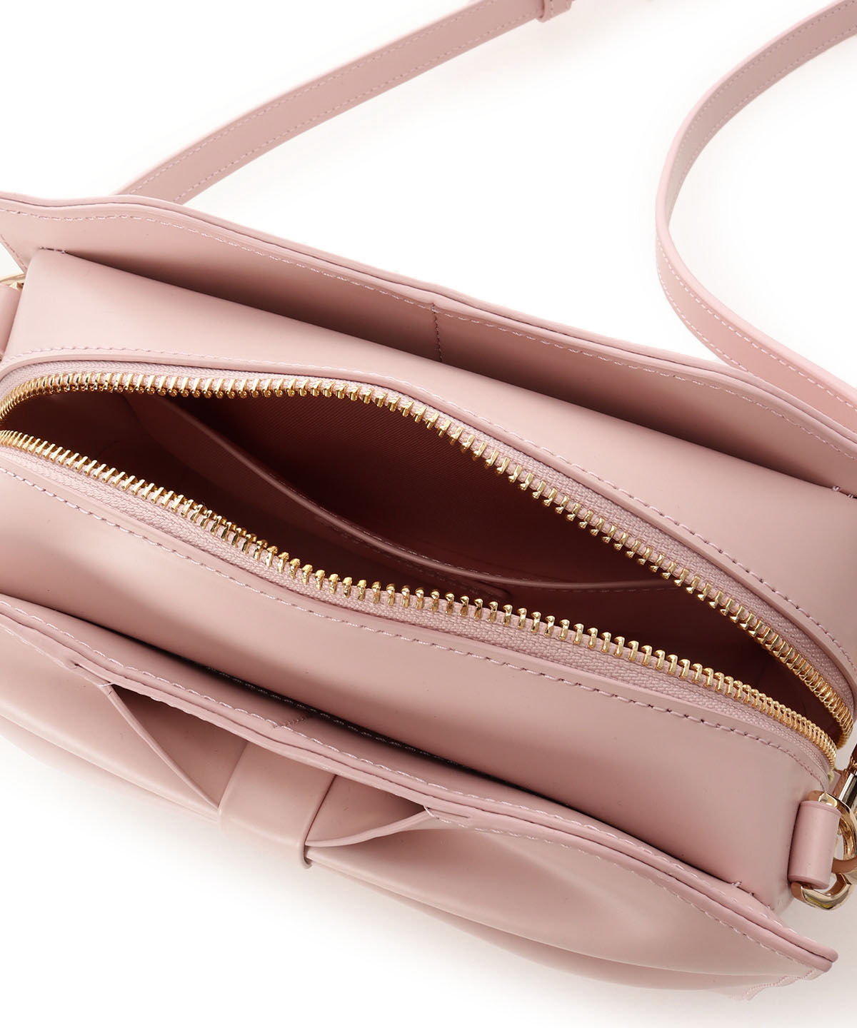 Samantha Thavasa「ドレープリボンレザーショルダーバッグ」|ショルダー・メッセンジャー|