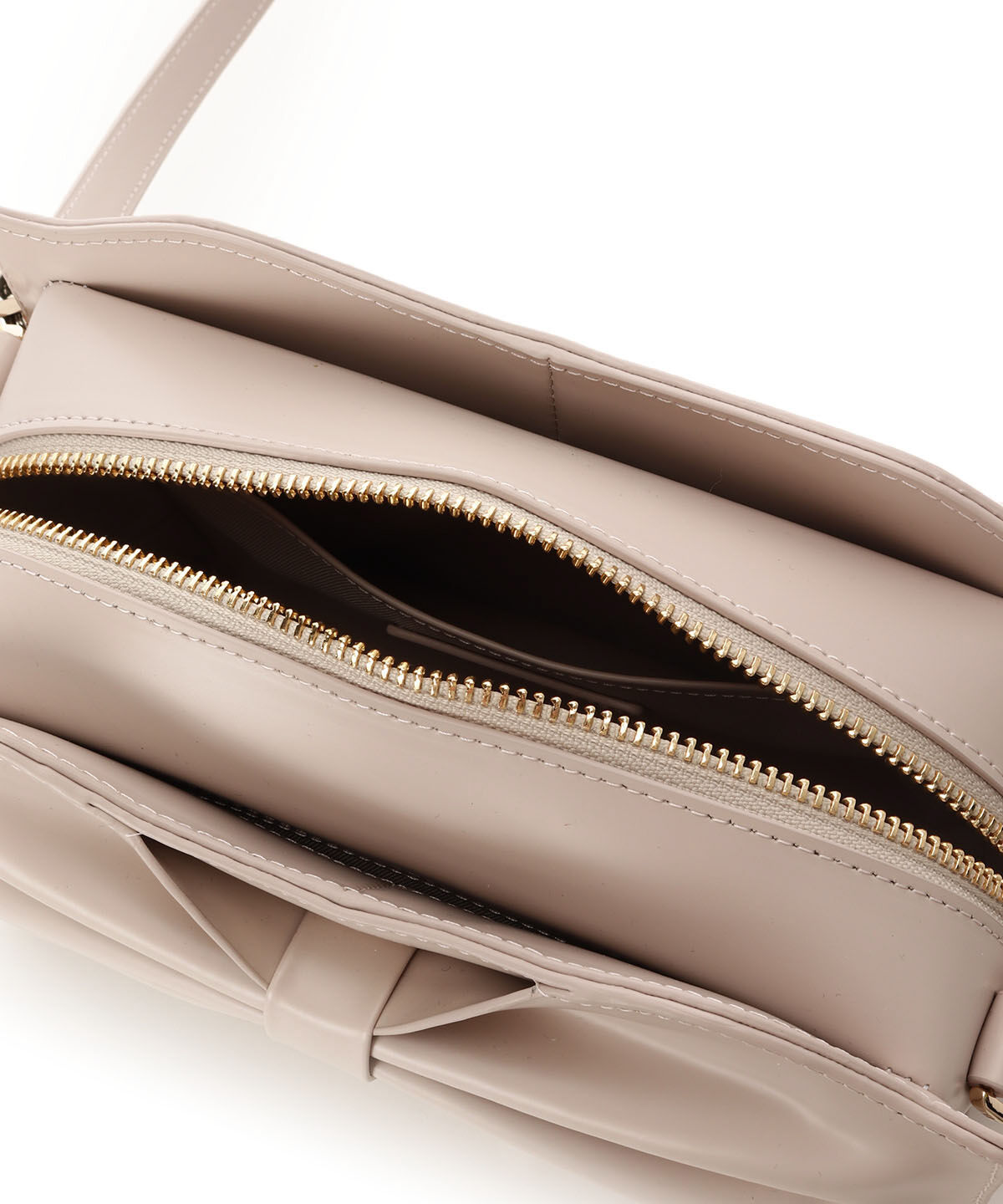 Samantha Thavasa「ドレープリボンレザーショルダーバッグ」|ショルダー・メッセンジャー|