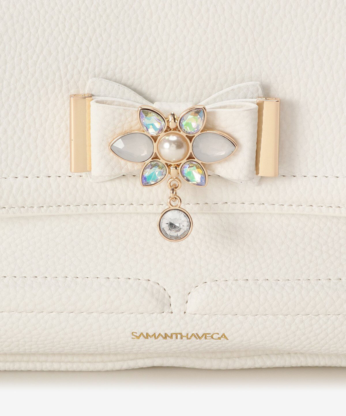 Samantha Vega「ビジューリボンリュック(大)」|リュック|