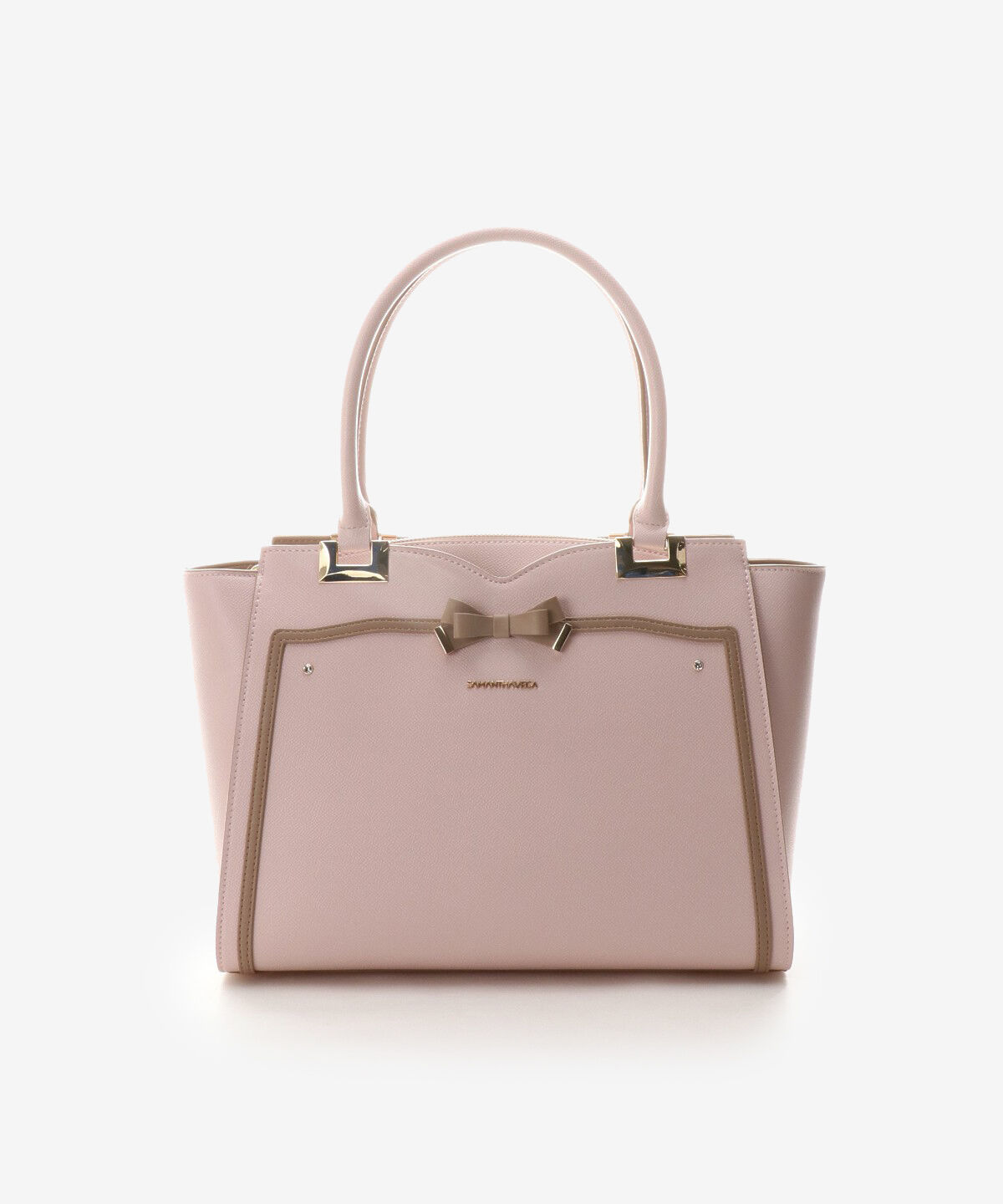 Samantha Vega「ソリッドリボンA4トートバッグ」|トートバッグ|ﾋﾟﾝｸﾍﾞｰｼﾞｭ