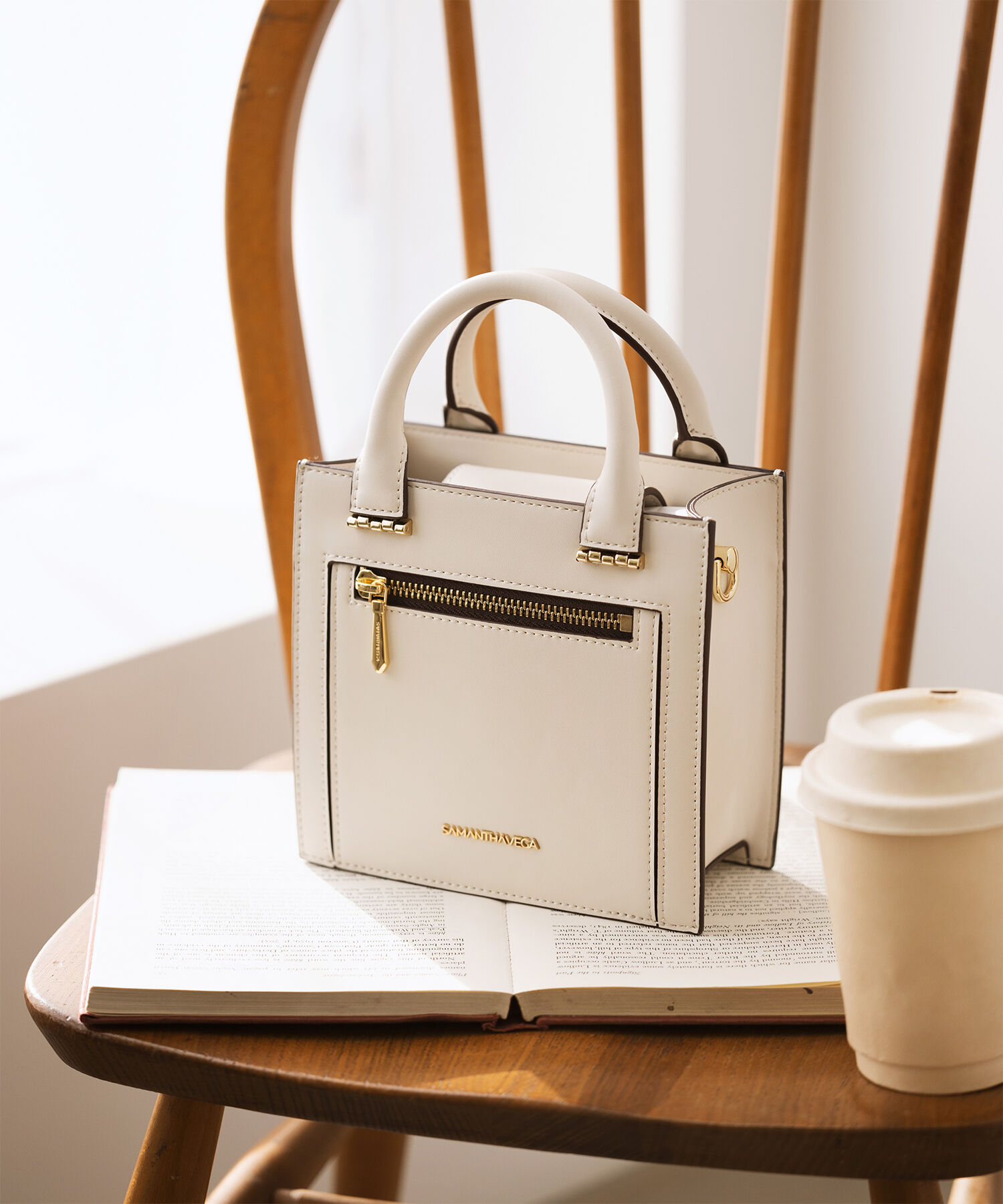 Samantha Vega「スクエアシンプルミニショルダーバッグ」|ショルダー・メッセンジャー|