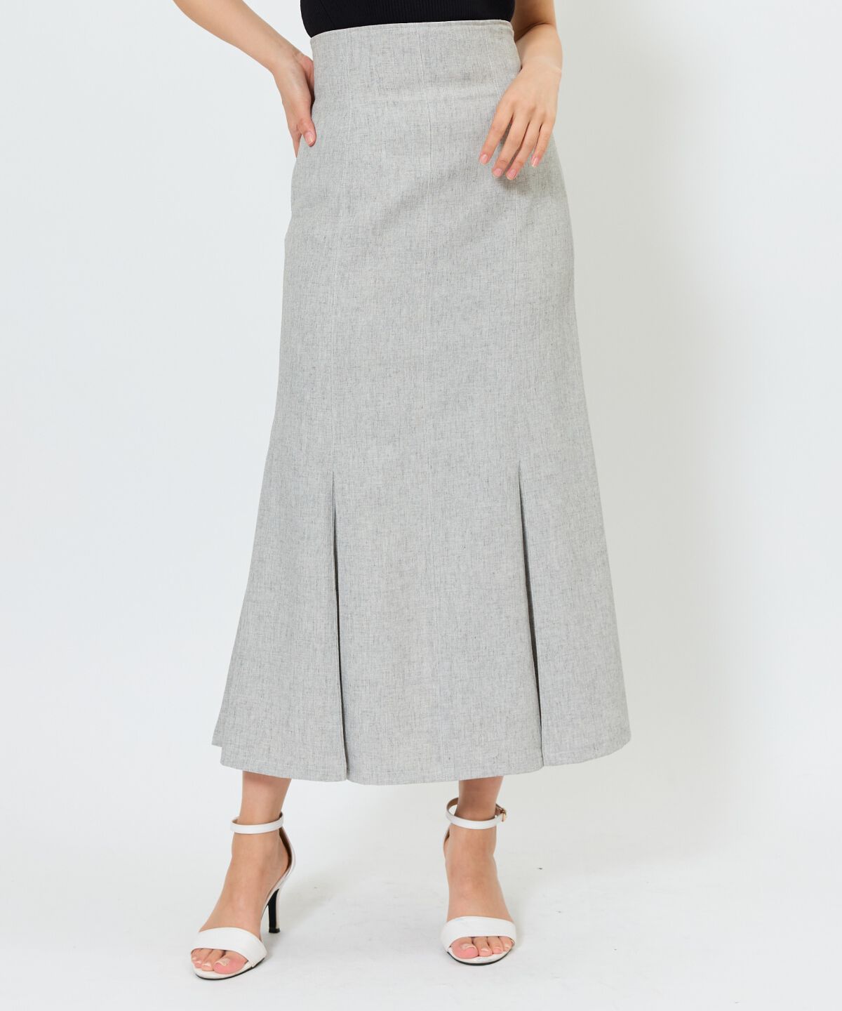 アンドクチュール「バックリボンマーメイドスカート」|フレア|