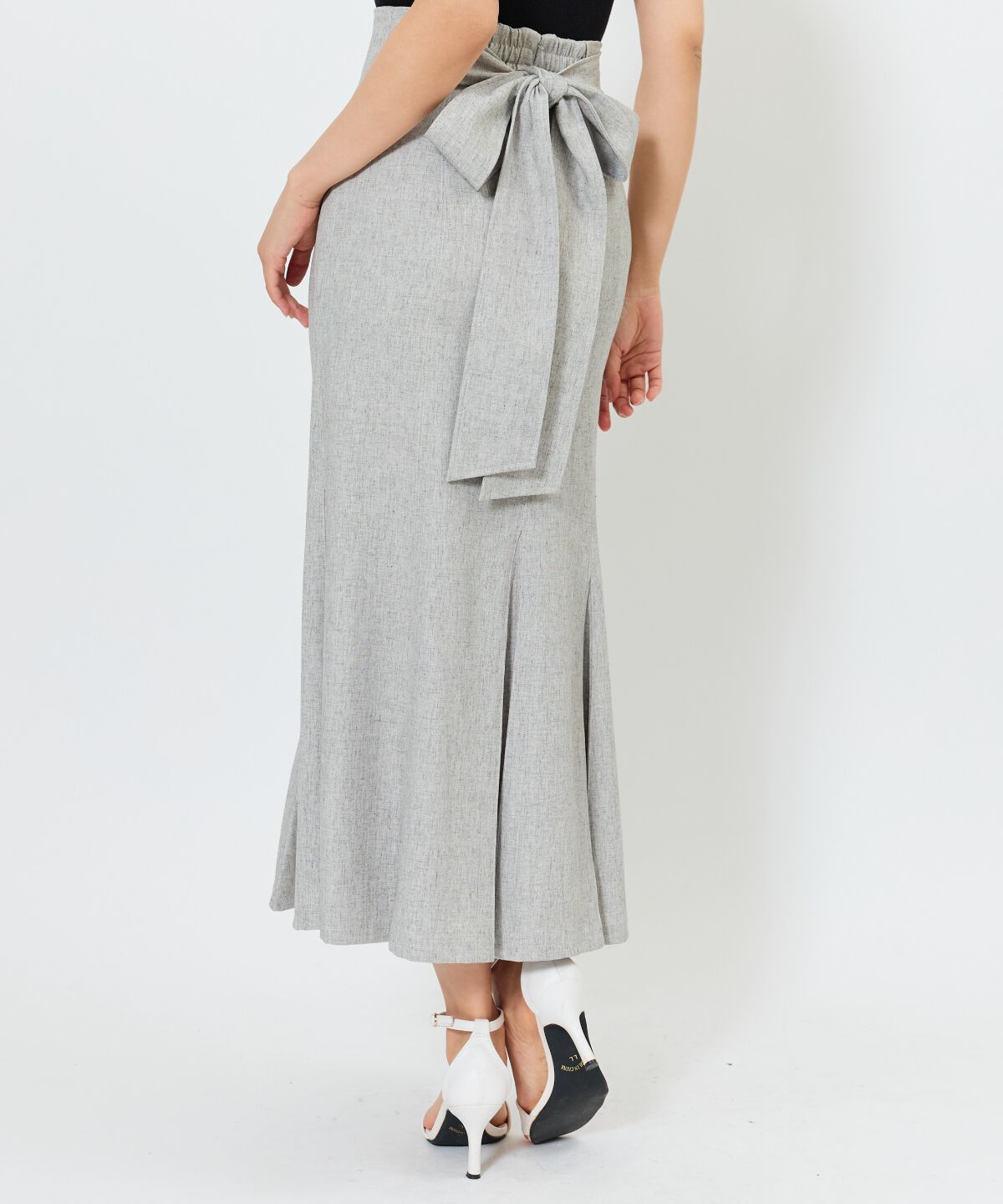 アンドクチュール「バックリボンマーメイドスカート」|フレア|