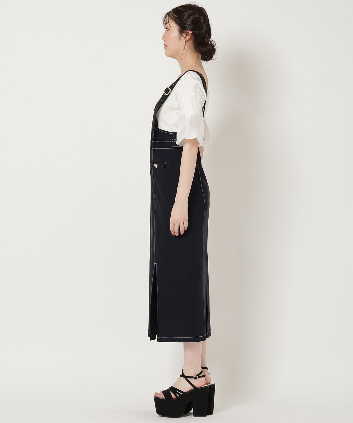 REDYAZEL「ガムストレッチサス付きタイトスカート」|タイト|
