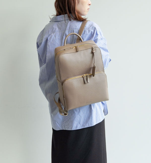 Jewelna Rose「Jewelna Rose | フレイヤ2 A4ジャストサイズ | 16125」|リュック|ベージュ