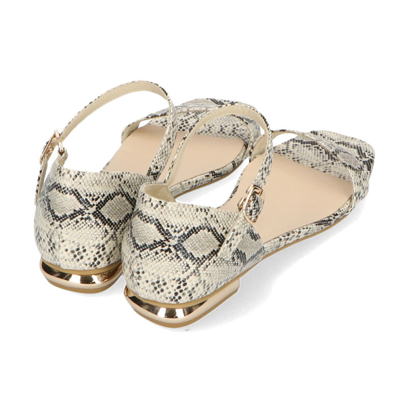 ORiental TRaffic「【アウトレット価格】メタリックヒールフラットサンダル/31204」|サンダル|