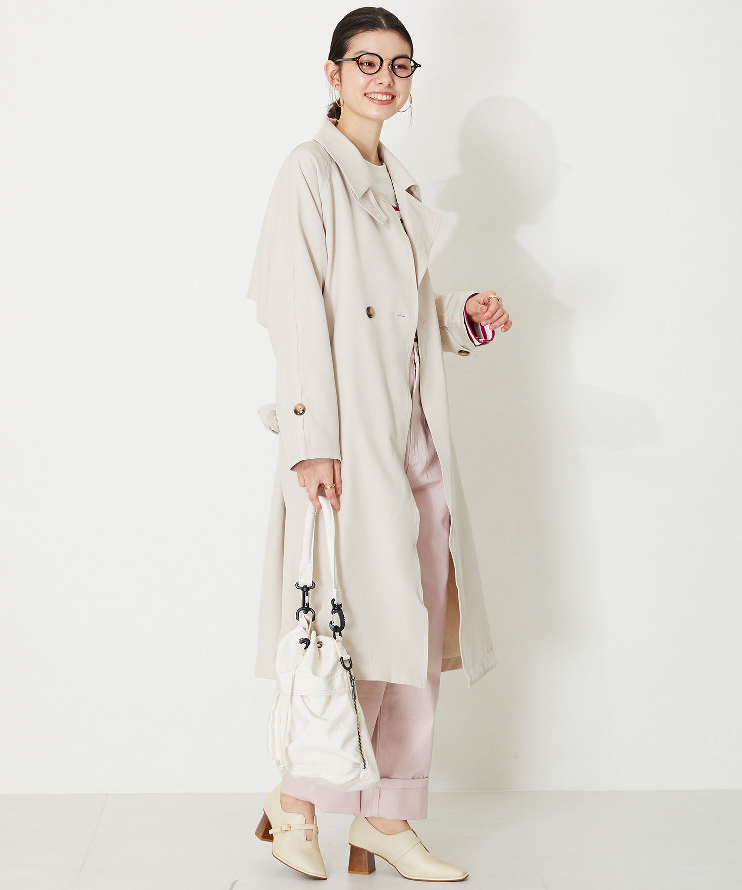 ORiental TRaffic「【トレンド】ウッドヒール甲深パンプス/41119 パンプス」|パンプス|