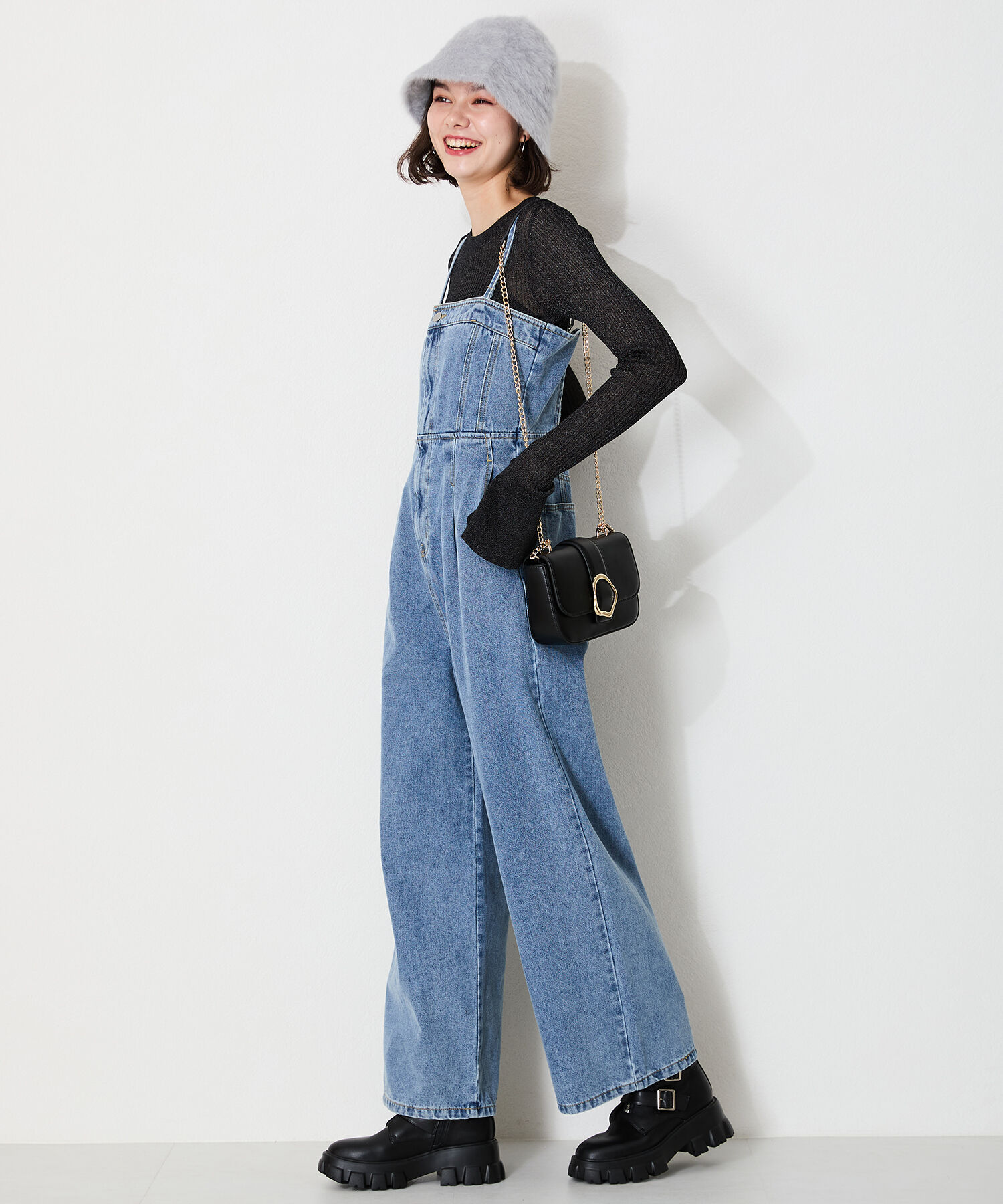 ORiental TRaffic「【BAG】ミニフラップショルダーバッグ/BA-242 ショルダーバッグ 人気 トレンド」|ショルダー・メッセンジャー|