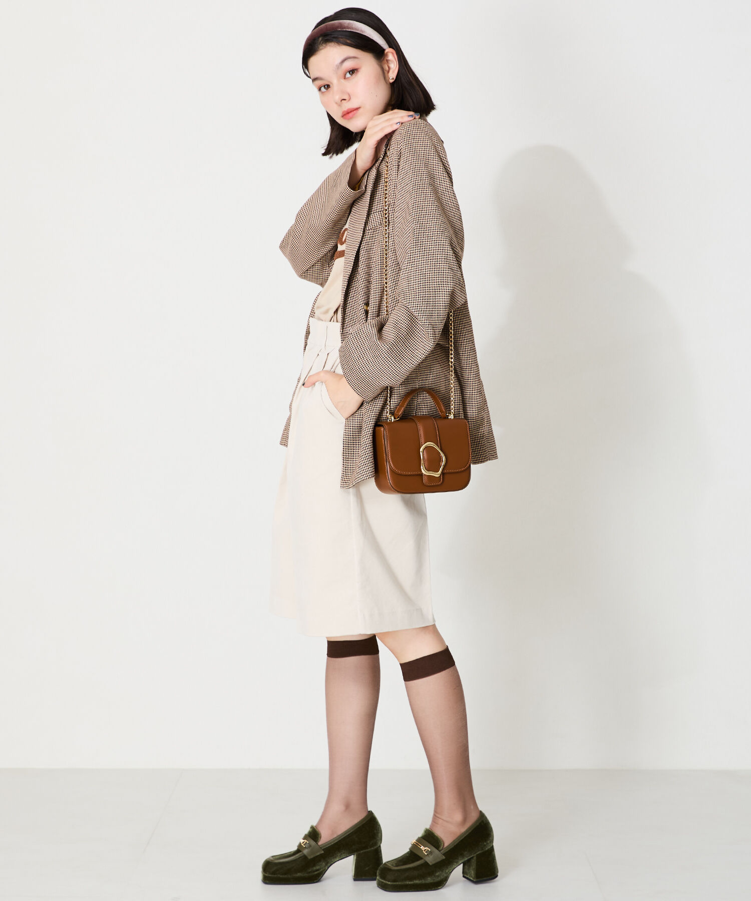 ORiental TRaffic「【BAG】ミニフラップショルダーバッグ/BA-242 ショルダーバッグ 人気 トレンド」|ショルダー・メッセンジャー|