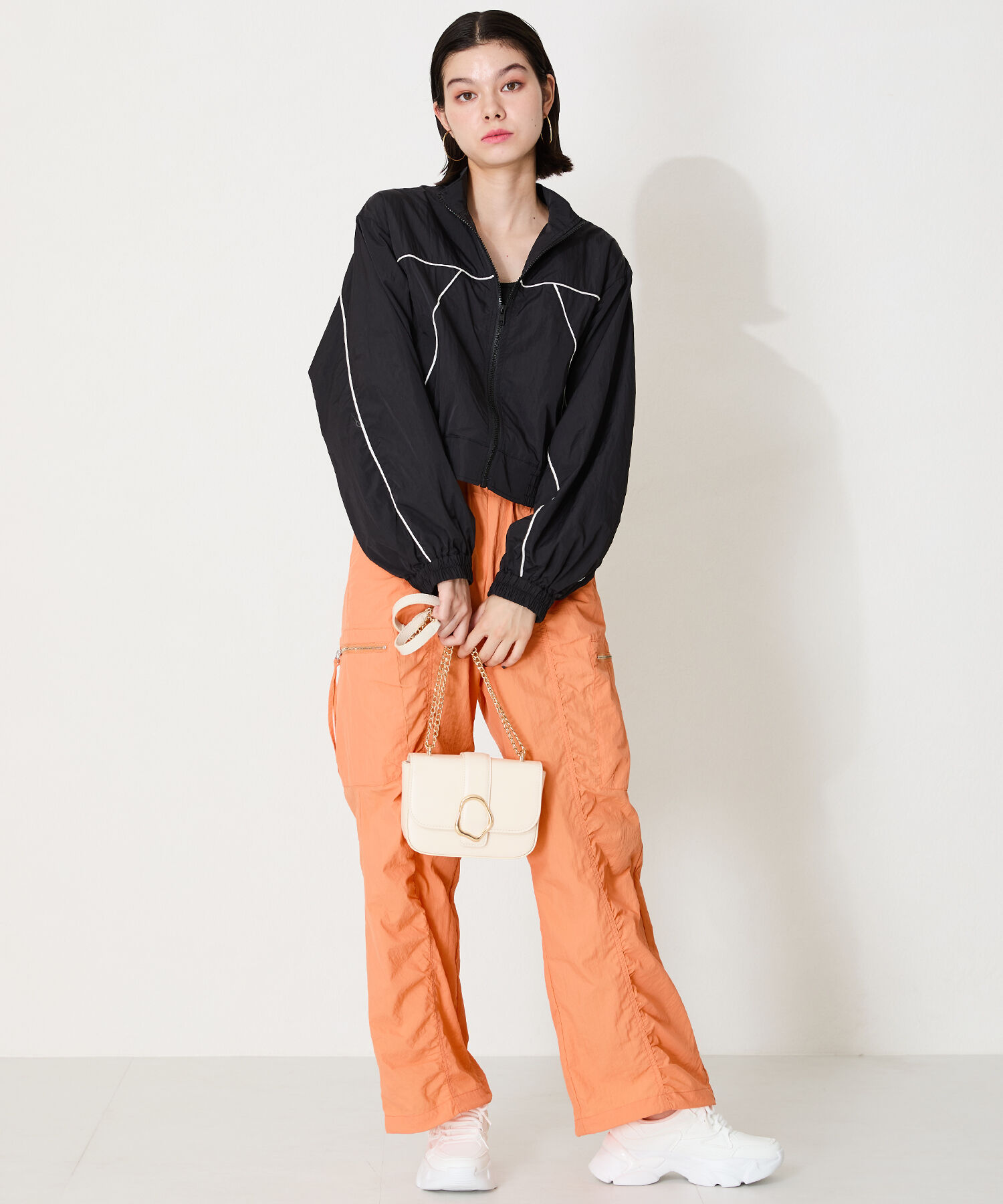 ORiental TRaffic「【BAG】ミニフラップショルダーバッグ/BA-242 ショルダーバッグ 人気 トレンド」|ショルダー・メッセンジャー|